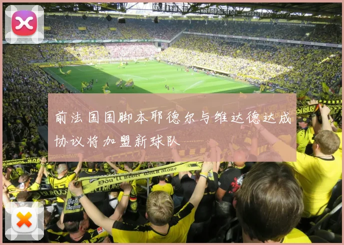 前法国国脚本耶德尔与维达德达成协议将加盟新球队